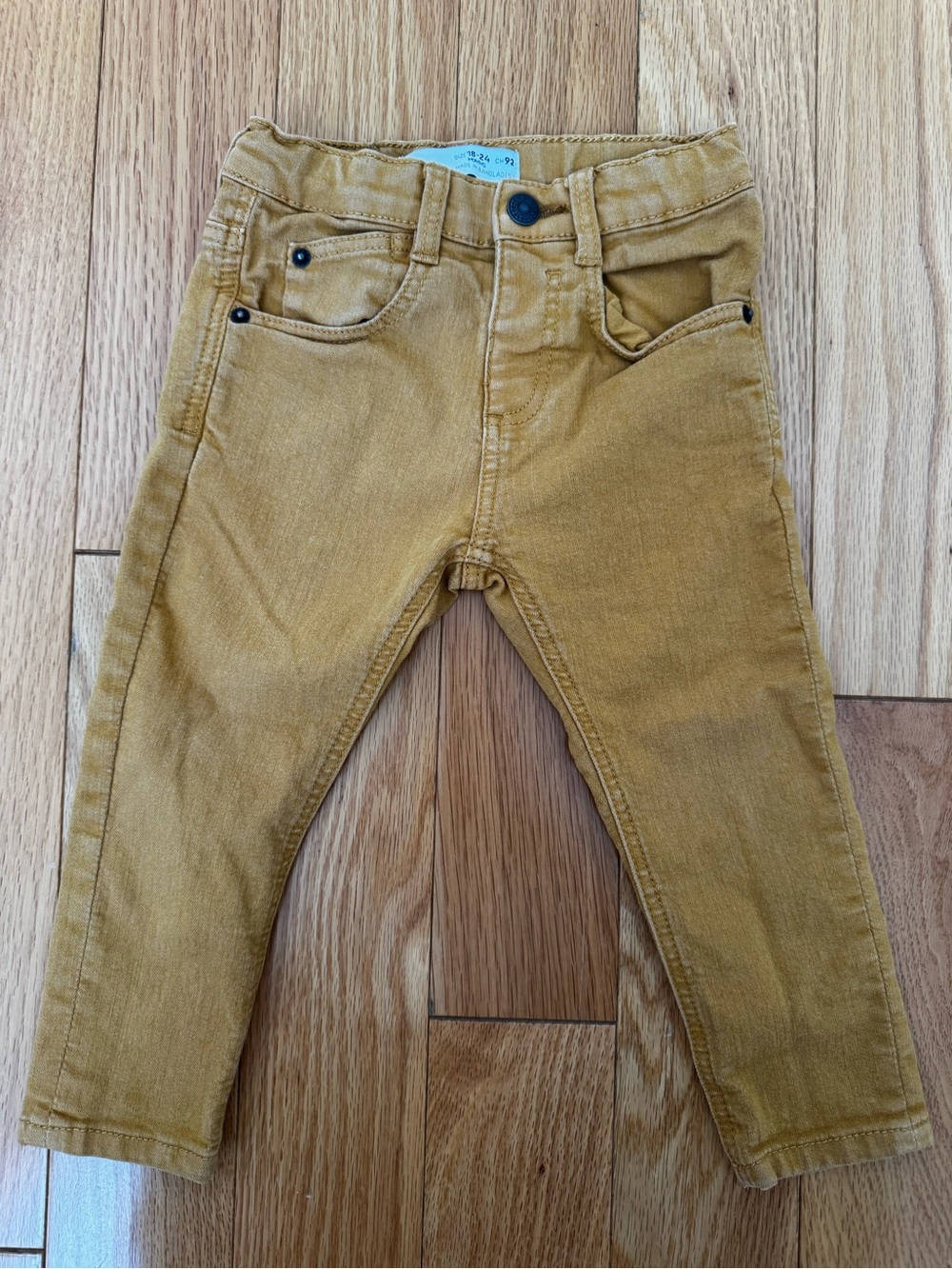 Zara Kids Tan Stretch Jeans